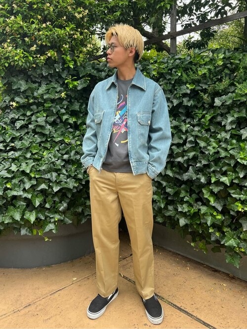 Levi's/リーバイス スタプレ ワイドクロップ STA-PREST WIDE LEG CROP