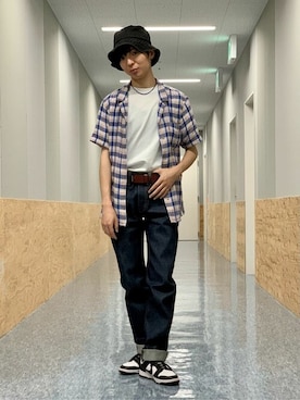 リーバイス STAFF MENさん（メンズ・173cm）の夏コーディネート