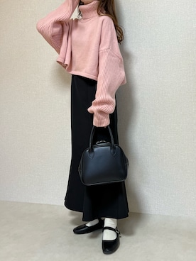 「SVEC（シュベック）のアイテム（シューズ）」を使った、naochiさん（レディース・162cm）の冬コーディネート