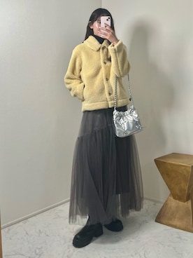 「Loueme（ルエム）のアイテム」を使った、naochiさん（骨格ウェーブ・レディース・162cm）の冬コーディネート