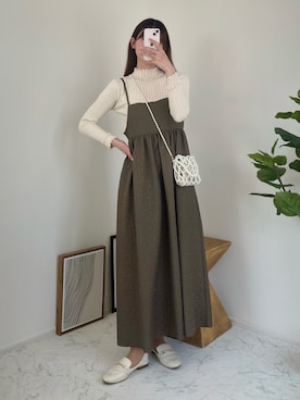「Loueme（ルエム）のアイテム」を使った、naochiさん（骨格ウェーブ・レディース・162cm）の秋コーディネート