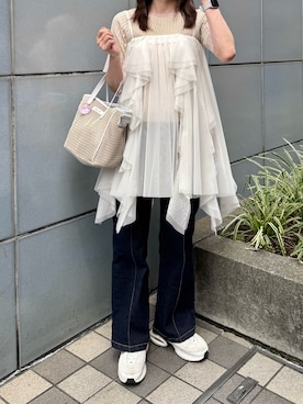 「Bab（バブ）のアイテム」を使った、naochiさん（レディース・162cm）の夏コーディネート