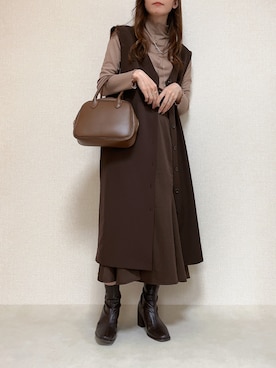 naochiさん（レディース・162cm）の冬コーディネート