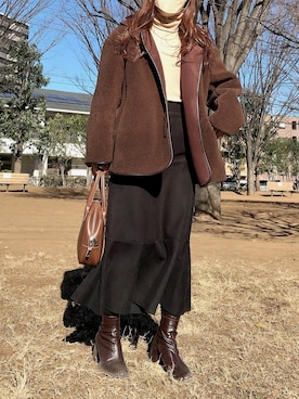 naochiさん(レディース・162cm)の冬コーディネート