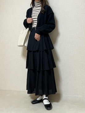 「SVEC（シュベック）のアイテム」を使った、naochiさん（骨格ウェーブ・レディース・162cm）の冬コーディネート