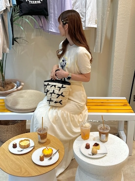「Loueme（ルエム）のアイテム」を使った、naochiさん（骨格ウェーブ・レディース・162cm）の夏コーディネート
