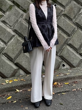 「Heather（ヘザー）のアイテム」を使った、naochiさん（レディース・162cm）の秋コーディネート