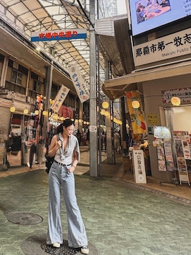 「アイテム（キャミソール）」を使った、mavis さん（レディース・165cm）の秋コーディネート