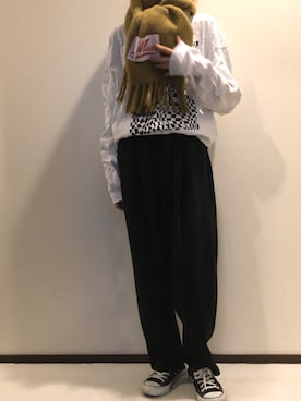 宇佐美 彩さん（レディース・163cm）の冬コーディネート