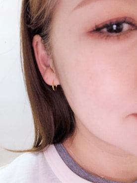 「アイテム（ピアス（両耳用））」を使った、anさん（レディース・152cm）の冬コーディネート