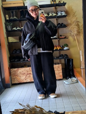 「Auntie Rosa Holiday（アンティローザホリデー）のアイテム」を使った、anさん（レディース・152cm）の春コーディネート