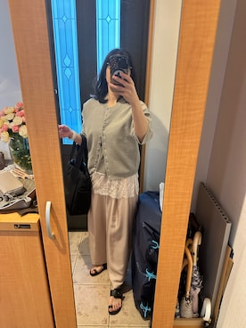 「IENA（イエナ）のアイテム」を使った、まろんさん（レディース・160cm）の春コーディネート