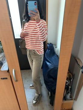 「IENA（イエナ）のアイテム（ブルゾン）」を使った、まろんさん（レディース・160cm）の春コーディネート