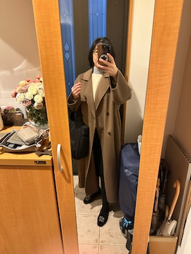 「FRAMeWORK（フレームワーク）のアイテム」を使った、まろんさん（レディース・160cm）の冬コーディネート