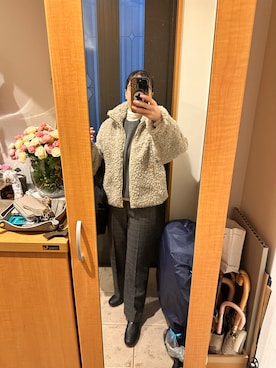 「IENA（イエナ）のアイテム」を使った、まろんさん（レディース・160cm）の冬コーディネート