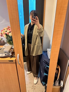 「IENA（イエナ）のアイテム」を使った、まろんさん（レディース・160cm）の春コーディネート