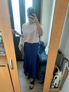 「IENA（イエナ）の【CORSO ROMA 9/コルソローマノーヴェ】FLAT SANDALS / サンダル（サンダル）」を使った、まろんさん（レディース・160cm）の夏コーディネート