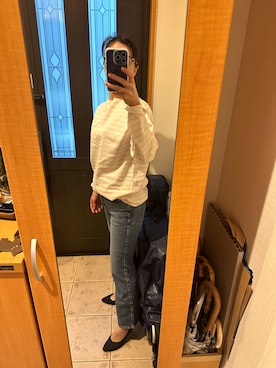 「FRAMeWORK（フレームワーク）のアイテム（ブルゾン）」を使った、まろんさん（レディース・160cm）の秋コーディネート