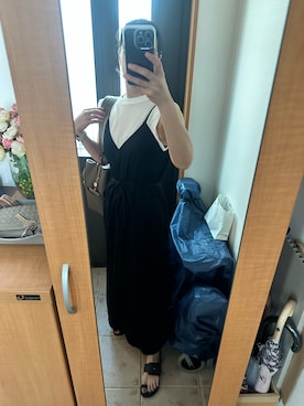 「IENA（イエナ）の【CORSO ROMA 9/コルソローマノーヴェ】FLAT SANDALS / サンダル（サンダル）」を使った、まろんさん（レディース・160cm）の夏コーディネート