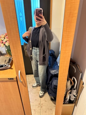 「FRAMeWORK（フレームワーク）のアイテム（カーディガン/ボレロ）」を使った、まろんさん（レディース・160cm）の秋コーディネート