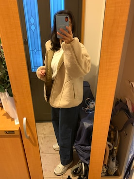 「plage（プラージュ）のアイテム（ブルゾン）」を使った、まろんさん（レディース・160cm）の冬コーディネート