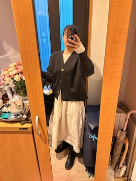 「LE TALON（ルタロン）のアイテム（ブーツ）」を使った、まろんさん（レディース・160cm）の秋コーディネート