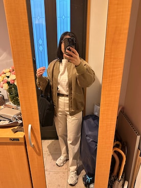 「SAINT JAMES（セントジェームス）のアイテム」を使った、まろんさん（レディース・160cm）の春コーディネート