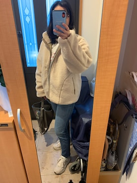 「plage（プラージュ）のアイテム（ブルゾン）」を使った、まろんさん（レディース・160cm）の冬コーディネート