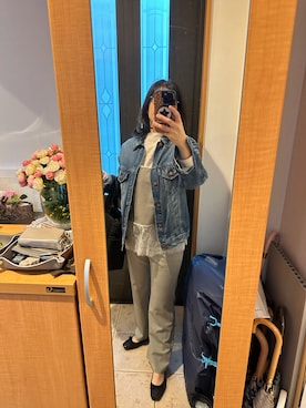 「SAINT JAMES（セントジェームス）のアイテム（トップス）」を使った、まろんさん（レディース・160cm）の春コーディネート