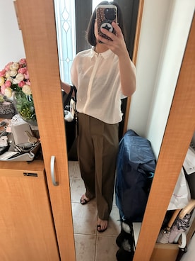 「アイテム（トートバッグ）」を使った、まろんさん（レディース・160cm）の夏コーディネート