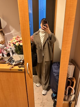 「IENA（イエナ）のアイテム」を使った、まろんさん（レディース・160cm）の冬コーディネート