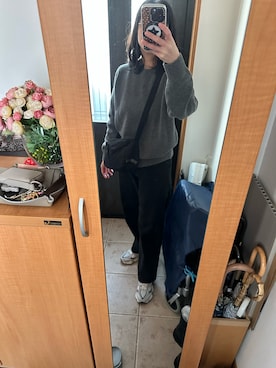 「IENA（イエナ）のアイテム（ニット/セーター）」を使った、まろんさん（レディース・160cm）の冬コーディネート