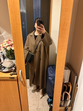 「アイテム（ワンピース）」を使った、まろんさん（レディース・160cm）の冬コーディネート