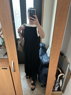 「IENA（イエナ）の【CORSO ROMA 9/コルソローマノーヴェ】FLAT SANDALS / サンダル（サンダル）」を使った、まろんさん（レディース・160cm）の夏コーディネート