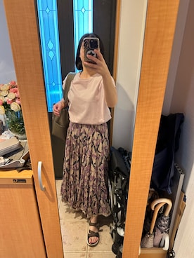 「CELINE（セリーヌ）のアイテム（ショルダーバッグ）」を使った、まろんさん（レディース・160cm）の秋コーディネート