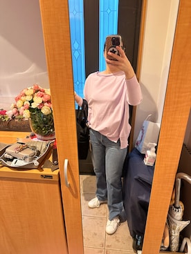 「IENA（イエナ）のアイテム（トートバッグ）」を使った、まろんさん（レディース・160cm）の夏コーディネート