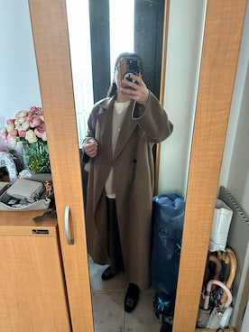 「IENA（イエナ）の《WEB限定/追加》MALUS/マリュス VELVET BIJOU SHOES（その他シューズ）」を使った、まろんさん（レディース・160cm）の冬コーディネート