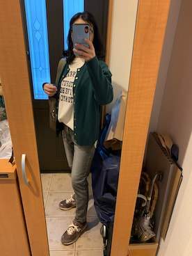 「IENA（イエナ）のアイテム（ブルゾン）」を使った、まろんさん（レディース・160cm）の春コーディネート