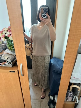 「CELINE（セリーヌ）のアイテム」を使った、まろんさん（レディース・160cm）の夏コーディネート