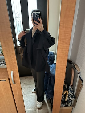 「IENA（イエナ）のアイテム（スラックス）」を使った、まろんさん（レディース・160cm）の春コーディネート