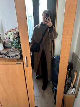 「IENA（イエナ）のアイテム」を使った、まろんさん（レディース・160cm）の冬コーディネート