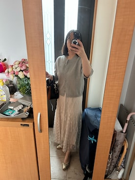 「アイテム（バレエシューズ）」を使った、まろんさん（レディース・160cm）の秋コーディネート