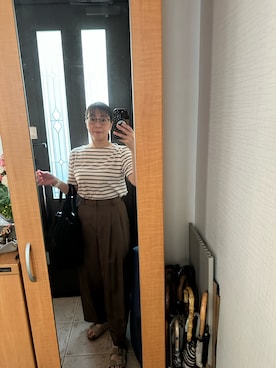 「IENA（イエナ）のアイテム」を使った、まろんさん（レディース・160cm）の秋コーディネート