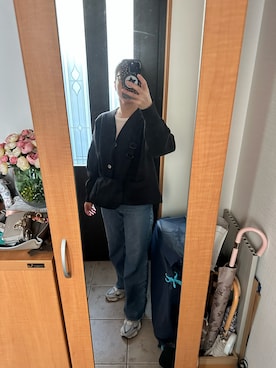 「アイテム（MA-1）」を使った、まろんさん（レディース・160cm）の秋コーディネート