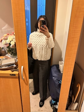 「SAINT JAMES（セントジェームス）のアイテム」を使った、まろんさん（レディース・160cm）の冬コーディネート