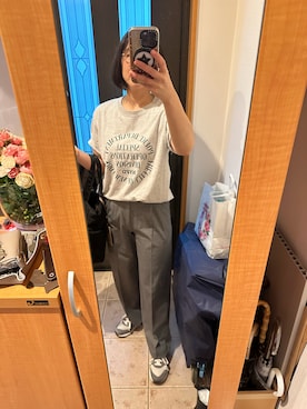 「IENA（イエナ）のアイテム（トートバッグ）」を使った、まろんさん（レディース・160cm）の夏コーディネート