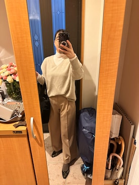 「IENA（イエナ）のアイテム」を使った、まろんさん（レディース・160cm）の冬コーディネート