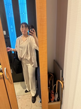 「IENA（イエナ）のアイテム（バッグ）」を使った、まろんさん（レディース・160cm）の秋コーディネート