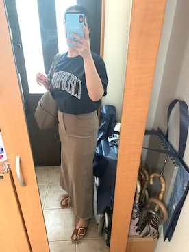 まろんさんの「MADRID BIG BUCKLE/マドリッド ビッグバックル（WOMEN）」を使ったコーディネート