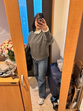 「IENA（イエナ）のアイテム（パンツ）」を使った、まろんさん（レディース・160cm）の春コーディネート